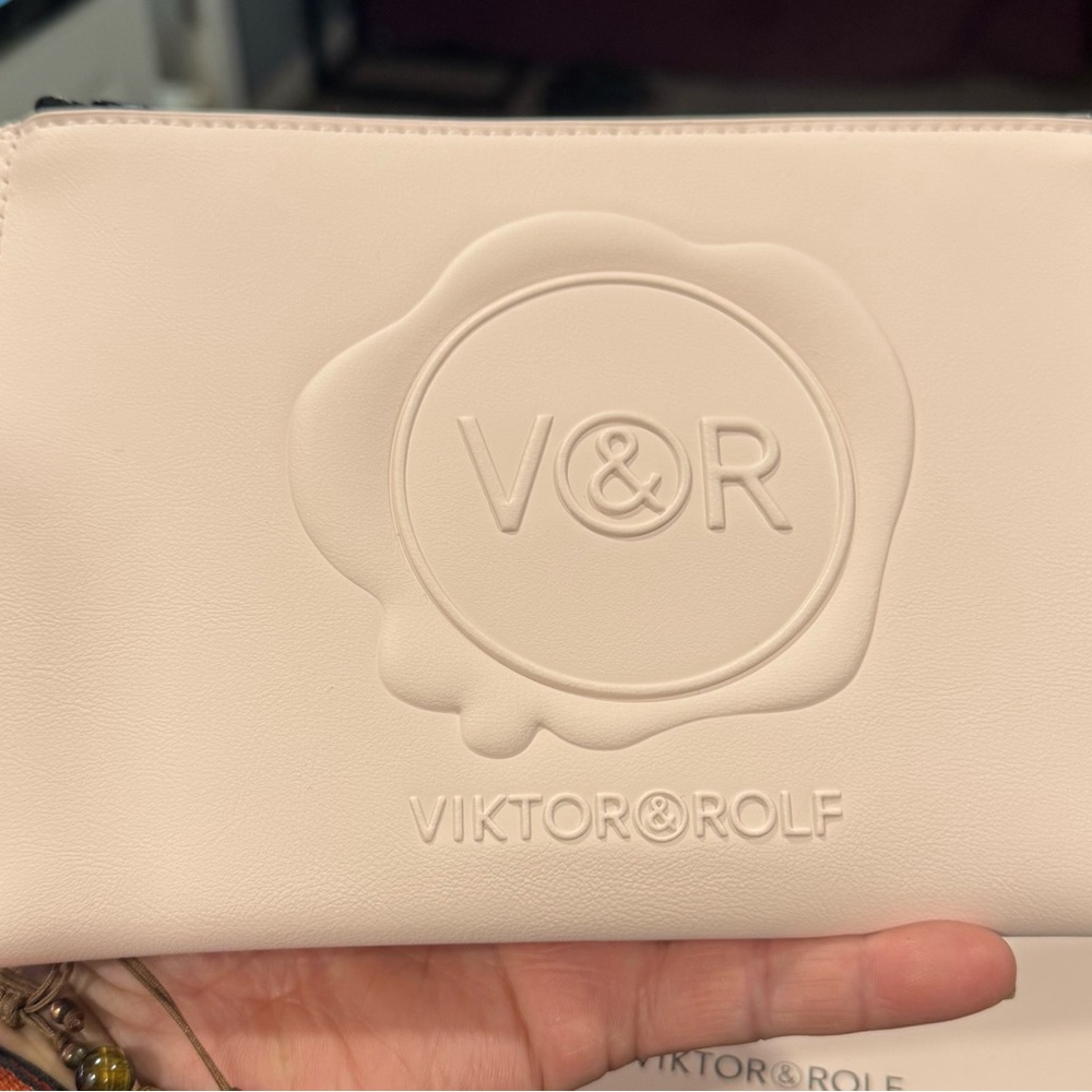 Viktor & Rolf Cream Clutch Bag